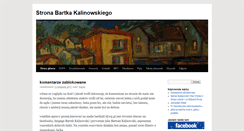 Desktop Screenshot of bartekkalinowski.art.pl